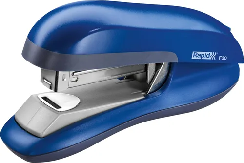 Vista 4 de Rapid F30 Fashion - Engrapadora de media tira, capacidad para 30 hojas, grapado plano, diseño ergonómico, negro, 23256500