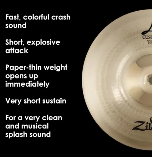 Vista 4 de Zildjian A Custom Splash - 6 Pulgadas