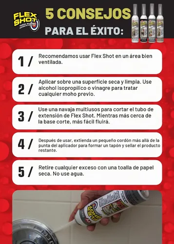 Vista 7 de Flex Shot - Sellador adhesivo de goma Negro