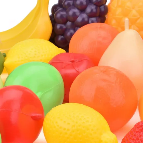 Vista 7 de Bolsa de frutas a tamaño real, set de juego para niños, de Liberty Imports
