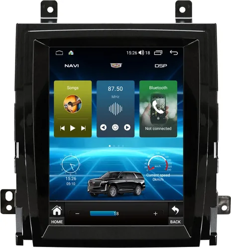 Vista 8 de Radio de coche para Cadillac Escalade 2007-2014, Android 12 estéreo 10.4 pulgadas Octa-Core 4+64G Carplay inalámbrico Android Auto 4G red 5G WiFi