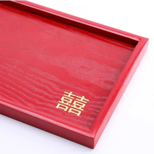 Vista 4 de GVILTY Suministros de decoración de boda tradicionales chinos Juego de té de porcelana de felicidad doble palillos de cuenco de regalo, Juego de té