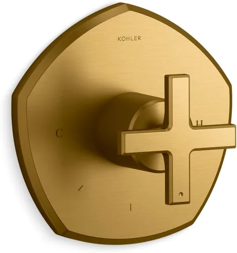 Vista 27 de KOHLER K- TS27043-3-BV Occasion™ RITE-TEMP VALVE TRIM, vibrante bronce cepillado