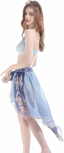 Vista 2 de Nuoqi Venti Cosplay Genshin Traje de baño Nilou Cosplay Anime Traje de baño