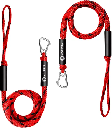 Vista 8 de Accesorios para barco de línea de muelle bungee - Pontón, moto acuática, accesorios de kayak con clip de acero inoxidable 316