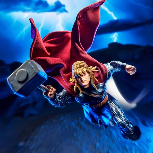 Vista 6 de Marvel Legends Maximum Series Thor, Figura de acción coleccionable de Thor