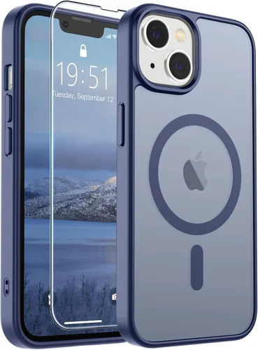 Vista 32 de SUPFINE Funda magnética para iPhone SE 2022 (3ª)/2020 (2ª), iPhone 8 (compatible con MagSafe) (protección contra caídas de grado militar), funda