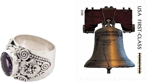Vista 3 de NOVICA Anillo floral de plata de ley 925 amatista 'lila Frangipani', Plata Esterlina, Amatista Sin piedras preciosas