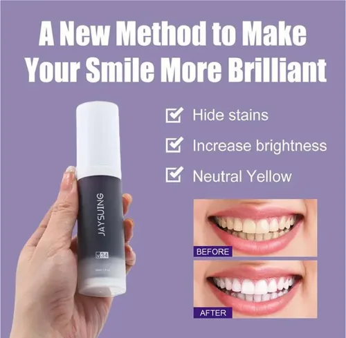 Vista 3 de Pasta Dental Morada V34 crema Blanqueadora