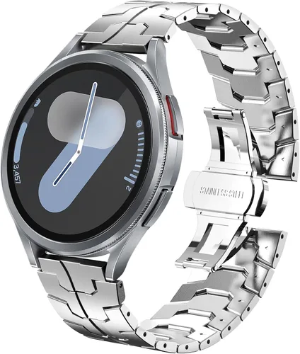 Vista 10 de WINGLE Bandas de metal para Samsung Galaxy Watch 7 6 5 4 Band Watch 6 Classic/5 Pro/4 Classic/FE Band Men 1.850 in 1.693 in 1.811 in 1.654 in 1.772