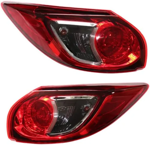 Vista 10 de Para 2013 2014 2015 2016Mazda CX-5 halógeno exterior luz trasera luz trasera reemplazo rojo lente (lado izquierdo)