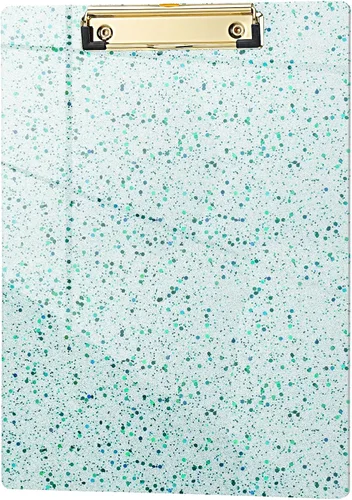 Vista 8 de Hongri Portapapeles de Plástico y Acrílico con Purpurina, 8.5x11" Portapapeles Tamaño Carta A4 Estándar para Aula, Profesor, Mujeres. Bonito