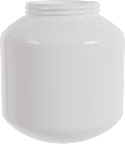 Vista 14 de KASTLITE Cubierta de bombilla de globo de 6 pulgadas con cuello roscado de 3.25 pulgadas, repuesto de plástico acrílico para pantallas de techo