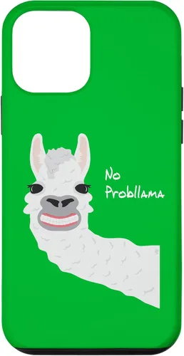 Vista 12 de iPhone 15 Funny Llama Alpaca No Prob Llama Regalo Hombres Mujeres Caso