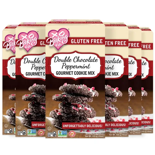 Vista 19 de XO Baking Co. Mezcla de galletas gourmet con chispas de chocolate sin gluten; sin OGM, Kosher; sin arroz; sin lácteos; sin maní; sin conservantes