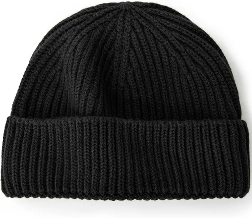 Vista 10 de Gorros de pescador de lana merino 100% para hombre, gorro de Gris