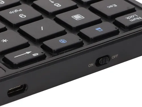 Vista 8 de LICAEVEY Bloc numérico, teclado numérico inalámbrico 2 en 1, 22 teclas, diseño de panel táctil, teclado de contabilidad inanciera para laptop, PC