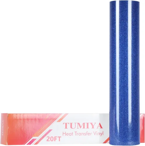 Vista 32 de TUMIYA - Rollo de vinilo para transferencia de calor (100.1 x 14.8 ft, vinilo adhesivo brillante HTV (rosa)
