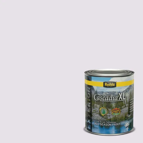 Vista 108 de Rodda Paint CASCADIA XL Pintura e imprimación de satén exterior en uno, cuarto de galón, bikini lavanda