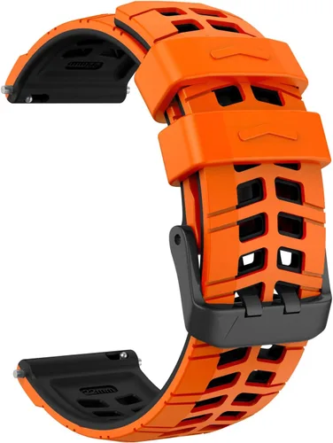 Vista 8 de OVERSTEP Correa de silicona de 0.866 in compatible con Garmin Vivoactive 4, Venu 2, Forerunner 265, 255, Samsung Gear S3 Frontire, Galaxy Watch
