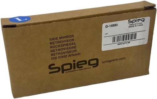 Vista 6 de Spieg Espejo lateral del conductor de repuesto inferior para Dodge Freightliner Mercedes Sprinter Van 2019-2023 vidrio calefactado con placa