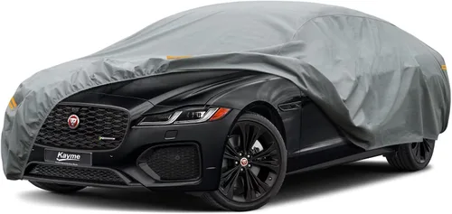 Vista 216 de Kayme Funda de Coche de Servicio Pesado Impermeable para Todo Tipo de Clima, Ajuste Personalizado para Tesla Model S, Cubierta Exterior Completa