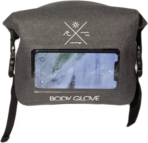 Vista 6 de Body Glove Costa Riñonera impermeable para deportes, senderismo, playa con bolsillo transparente para teléfono