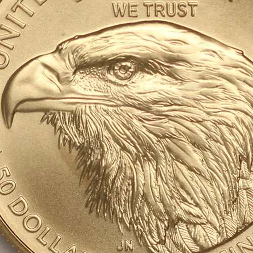 Vista 3 de 2025 Juego de 4 American Gold Eagles MS-70 Primer día de emisión MS70