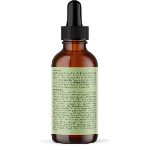 Vista 7 de Mielle Organics - Aceite y champú fortalecedor de romero y menta para el cabello