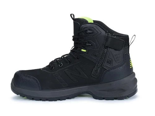 Vista 4 de New Balance Botas industriales de punta compuesta para hombre, color negro, 9 ancho