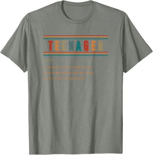 Vista 32 de Camiseta divertida de regalo de cumpleaños para niñas y niños y adolescentes, Negro, S