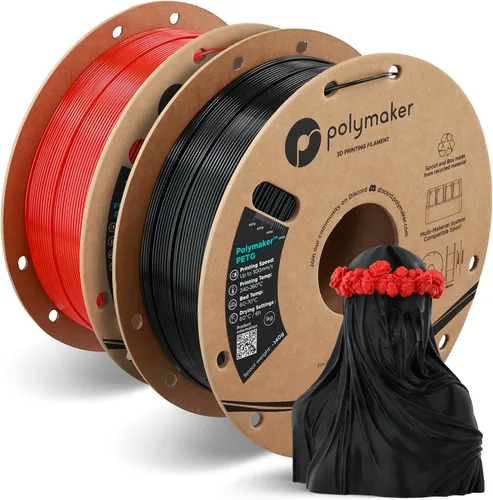 Vista 26 de Polymaker PETG Filament 1.75mm, 1KG, Army Brown PETG 3D Printer Filament, High-Speed Up to 500mm/s, Neatly Wound, Smooth Feeding, Reduced Stringing