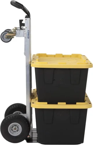 Vista 12 de Cosco Carro de mano/carro/plataforma plegable 3 en 1 serie con ruedas planas Negro