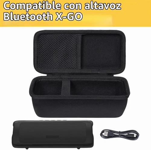 Vista 3 de co2CREA - Carcasa rígida para altavoz BolaButty X-GO C27C, color negro