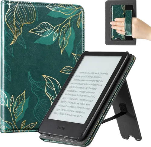 Vista 14 de CoBak Funda para todos los nuevos E-Reader de 6 pulgadas 2024 y 2022 (11 generación), funda inteligente de piel sintética, apagado y encendido