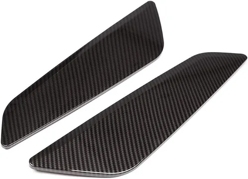 Vista 5 de YIWANG Estilo de fibra de carbono ABS ala lateral ventilación de aire cubierta 2 unids para BMW 5 serie G30 2017 2018 2019 accesorios de coche