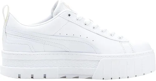 Vista 2 de PUMA Las mujeres Mayze Mis Platform Lace Up Sneakers Casual Zapatos Casual - Blanco