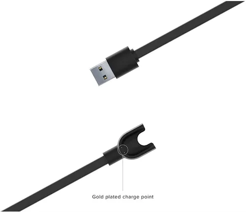 Vista 2 de TenYun Cargador USB para Xiaomi Mi Band 2/Cable de carga USB de repuesto para Xiaomi Mi Band 2 (no apto para Mi Band 1)