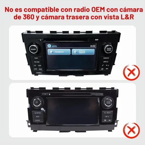 Vista 2 de Estéreo de coche Android 13 con pantalla táctil IPS de 9 pulgadas para Nissan Altima 2014-2018 con CarPlay inalámbrico y Android Auto 4+64GB Radio