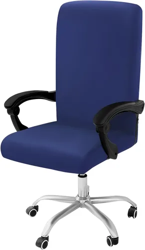 Vista 17 de Smiry fundas elásticas estampadas para silla de oficina de computadora, fundas universales para sillas giratorias de escritorio, extraíbles