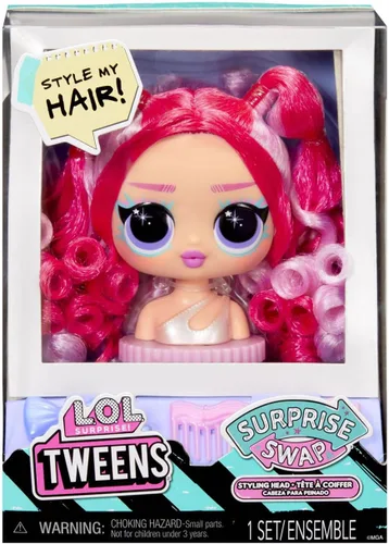 Vista 11 de L.O.L. Surprise! Tweens Surprise Swap - Cabezales de peinado que incluyen fabulosos accesorios para el cabello y un hermoso cabello, gran regalo