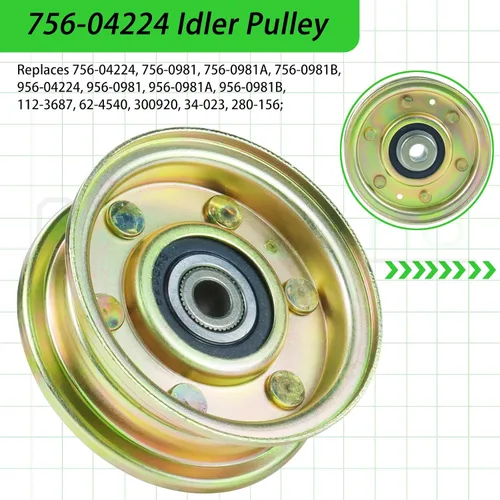 Vista 2 de 756-04224 Polea tensora para Cub Cadet LT1050 LT1042 LTX1045 4-1 Paquete