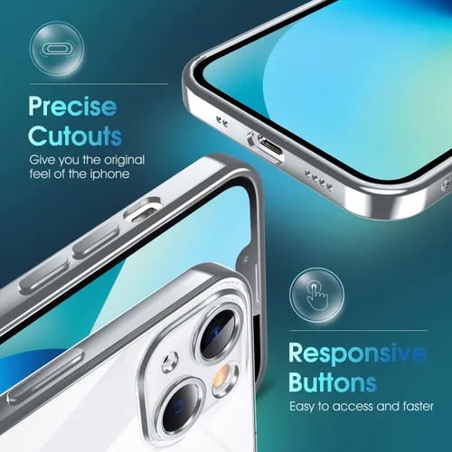 Vista 100 de Supdeal Funda cristalina transparente para iPhone 11, [No se amarillea] [Protección de la cámara] [Probado contra caídas de grado militar] Funda