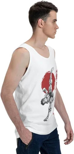 Vista 4 de Camiseta sin mangas de anime Baki The Grappler Hombre Verano Camisetas sin mangas Chaleco de moda