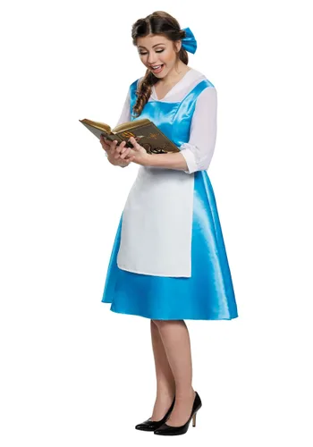 Vista 4 de Vestido azul de Bella para adulto Multicolor
