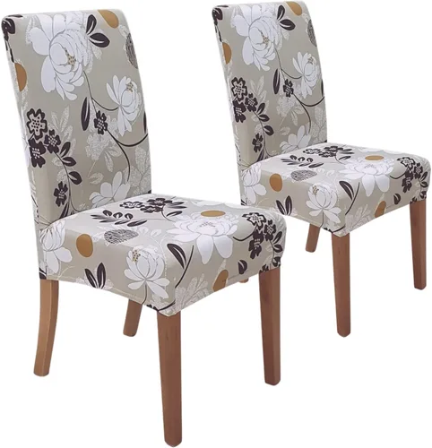 Vista 74 de SPRINGRICO Juego de 4 fundas para sillas de comedor, fundas elásticas para sillas de comedor, de elastano lavables, fundas para sillas Parsons