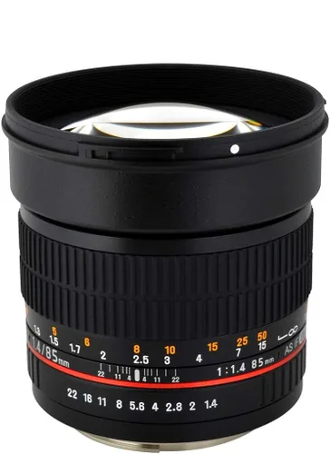Vista 4 de Rokinon objetivo asférico F1.4 de 85 milímetros