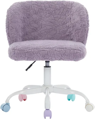 Vista 14 de Silla de escritorio de terciopelo gris con ruedas y base dorada, silla de oficina moderna giratoria cómoda, silla de tocador, silla de tarea, silla