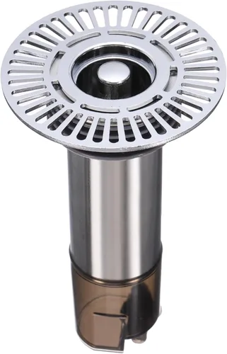 Vista 12 de uxcell 1 drenaje extendido antiolor para el suelo de ducha, de acero inoxidable de 2.6 pulgadas de alto, reflujo de drenaje de ducha de acero