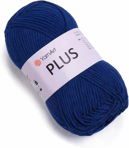 Vista 59 de YarnArt Jeans Plus - Hilo de mezcla de algodón suave, 100g (3.5 onzas), 160m (174 yardas), 55% algodón, 45% acrílico, grosor medio #4, ideal
